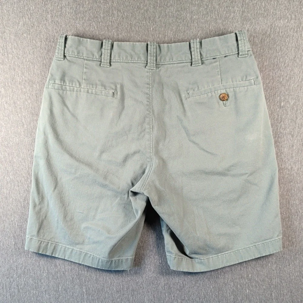 J Crew Flex Chino Shorts Sz 30 Aqua Green 9